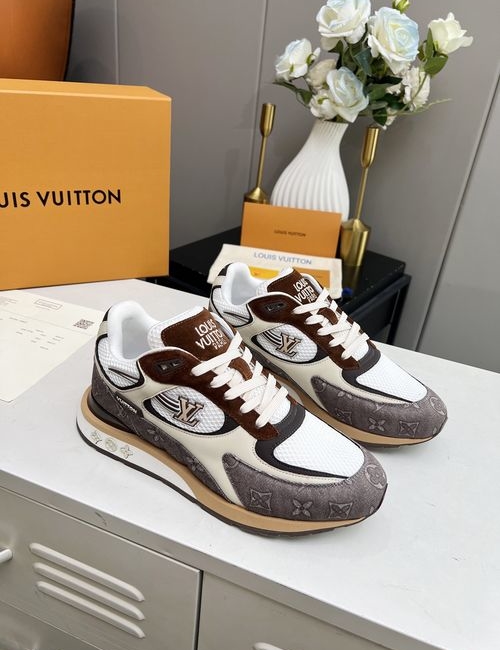 Louis Vuitton LV Mesh Printed Sneakers Anti-slip Wear-resistant