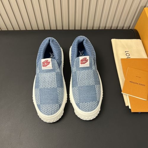 Louis Vuitton LV Space Lander Slip On Damier Shoes