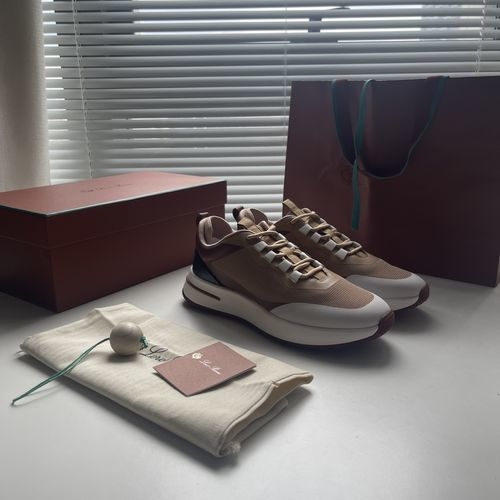 Loro Piana LP 3D Knit Lightweight Cushioned Athletic Sneakers