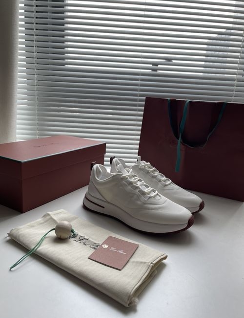 Loro Piana LP 3D Knit Lightweight Cushioned Athletic Sneakers