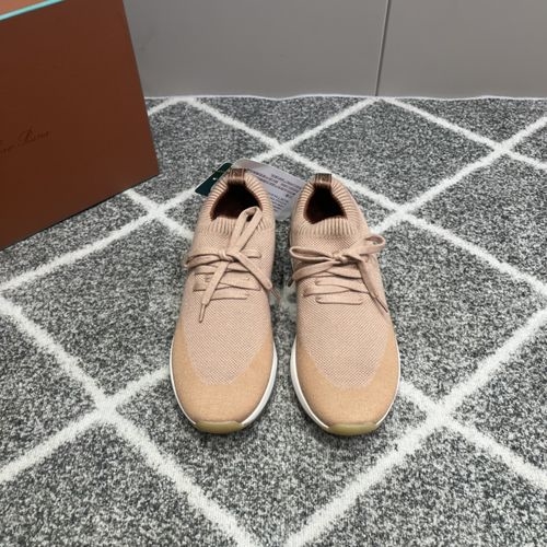 Loro Piana LP Classic Flyknit Cowhide Sneakers