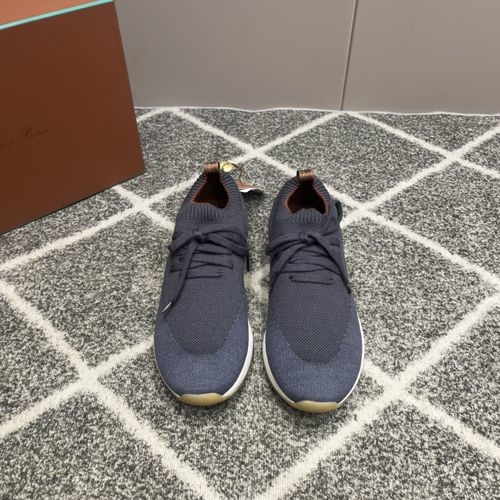 Loro Piana LP Classic Flyknit Cowhide Sneakers