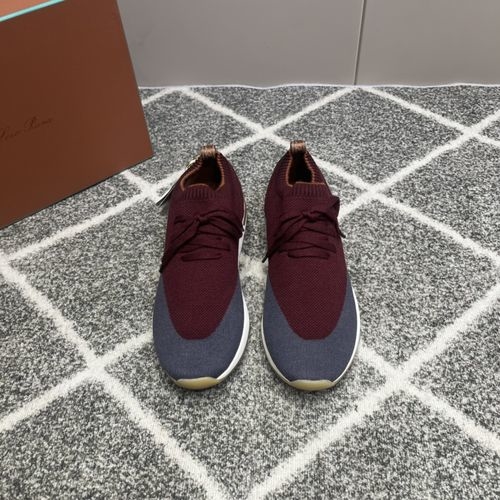 Loro Piana LP Classic Flyknit Cowhide Sneakers
