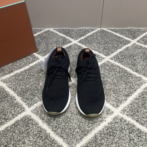 Loro Piana LP Classic Flyknit Cowhide Sneakers