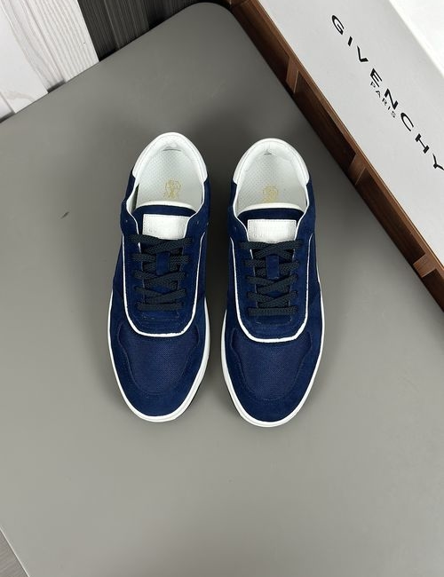 Brunello Cucinelli BC Soft Gabardine Suede Casual Shoes With Rubber Sole