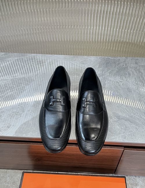 Hermes Cowhide Leather Sole Classic Shoes