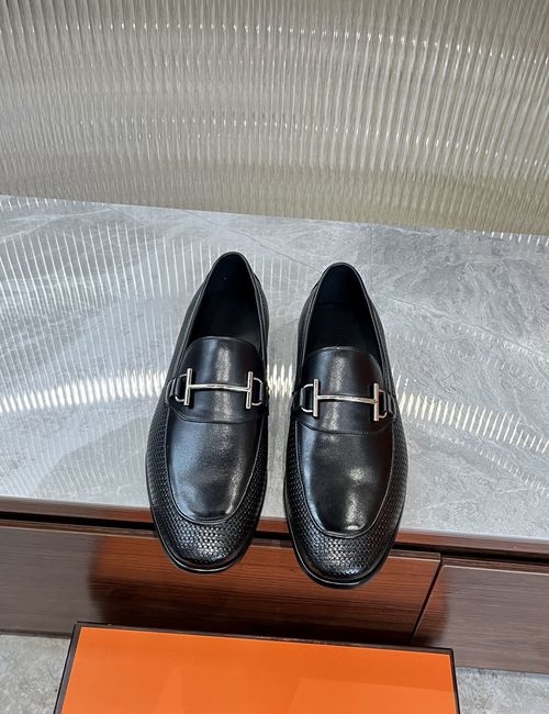 Hermes Cowhide Leather Sole Classic Shoes