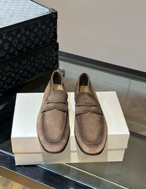 Santoni Satori Soft Leather Loafers