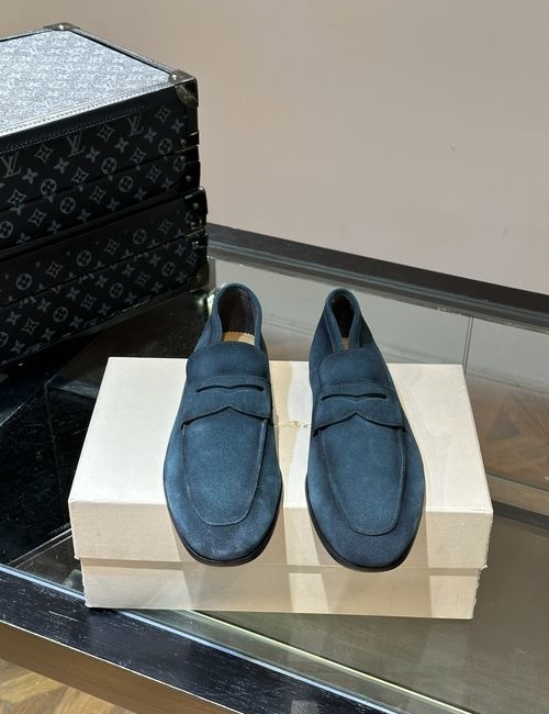 Santoni Satori Soft Leather Loafers