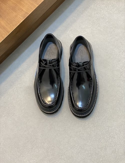 Ferragamo Premium Cowhide Light Sole Dress Shoes