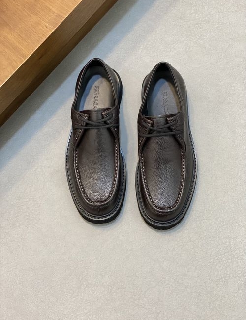 Ferragamo Premium Cowhide Light Sole Dress Shoes