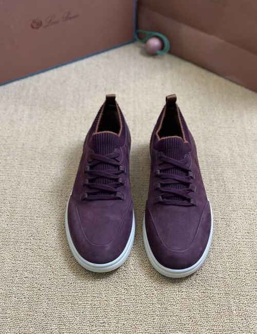 Loro Piana LP Soho Walk Calfskin Casual Sneakers