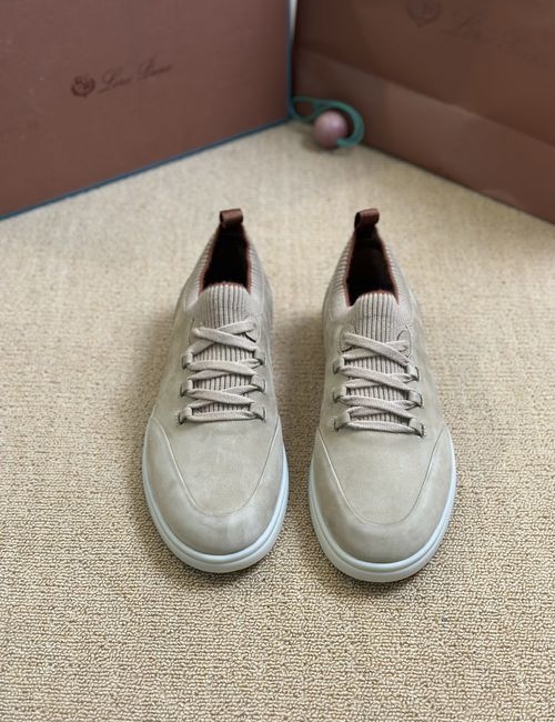 Loro Piana LP Soho Walk Calfskin Casual Sneakers