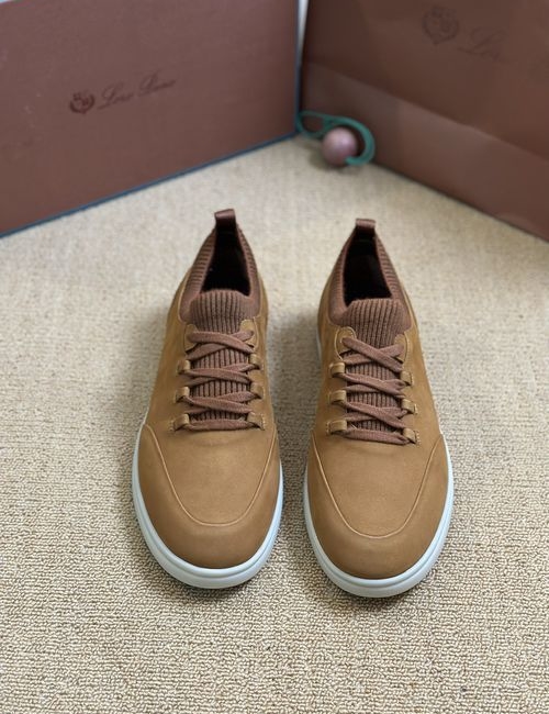 Loro Piana LP Soho Walk Calfskin Casual Sneakers