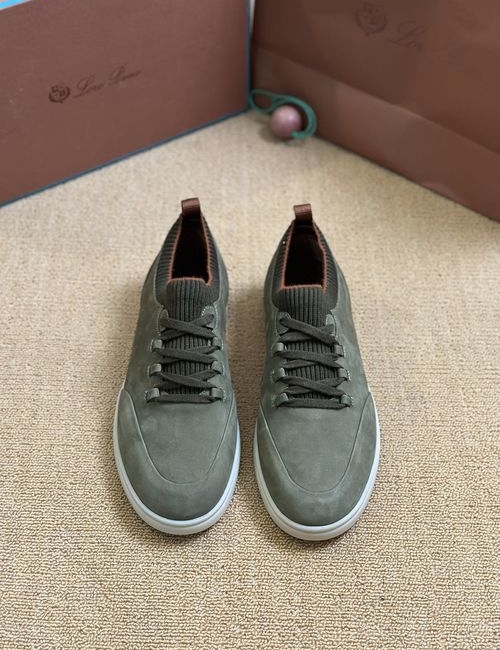 Loro Piana LP Soho Walk Calfskin Casual Sneakers