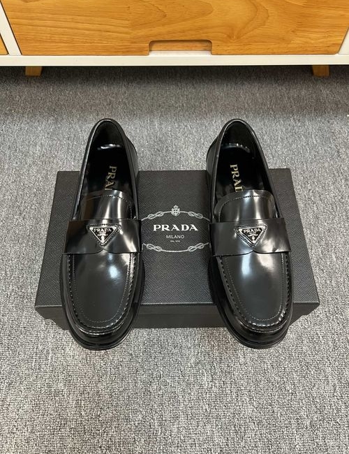 Prada Premium Leather Dress Shoes