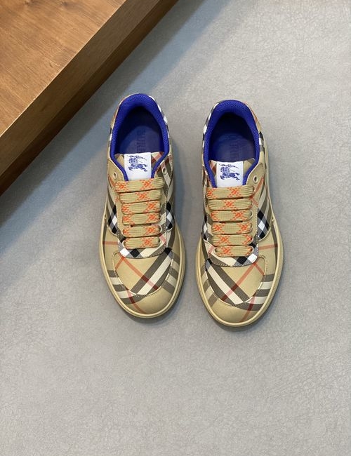Burberry Check Fabric Sneakers With TPR Sole