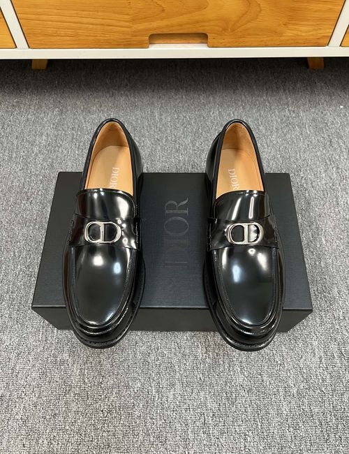 Christian Dior CD Premium Leather Shoes With Real Leather Sole
