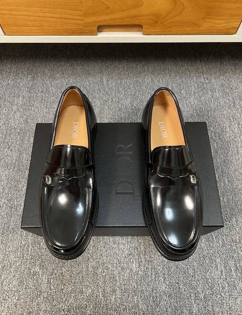 Christian Dior CD Premium Leather Shoes With Real Leather Sole