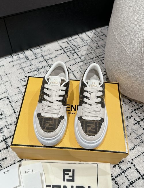 Fendi Match Series Platform Sneakers