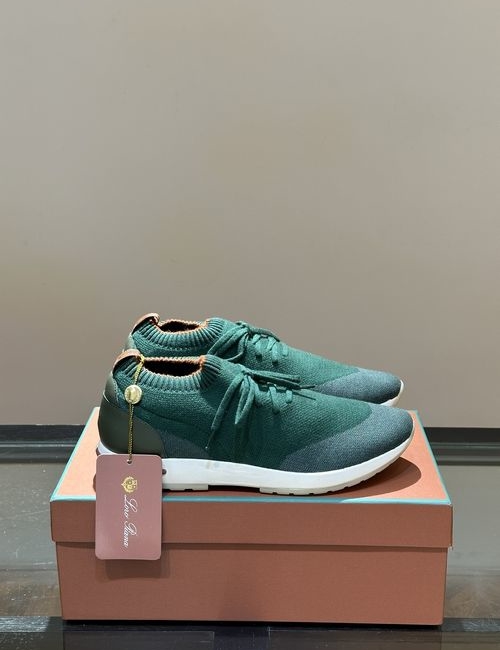 Loro Piana LP Flexy Walk Knit Wool Sneakers Anti-slip Soles