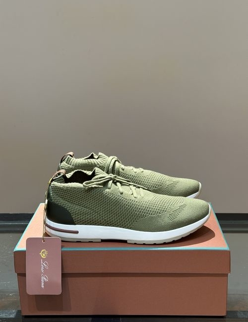 Loro Piana LP Flexy Walk Knit Wool Sneakers Anti-slip Soles