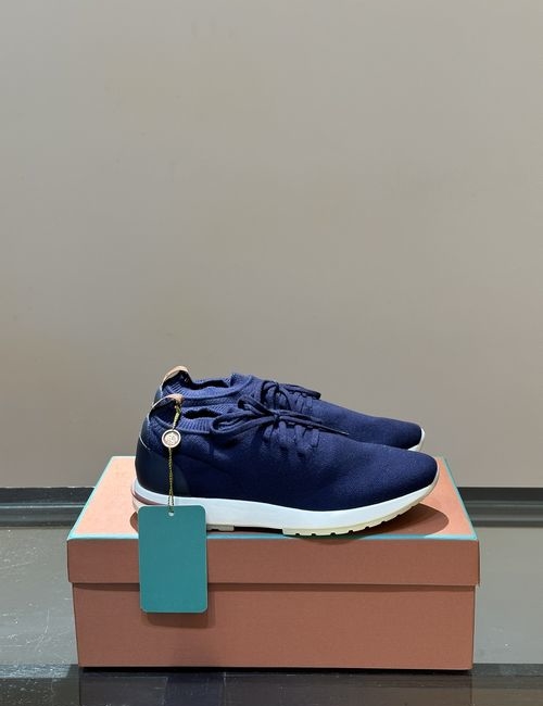 Loro Piana LP Flexy Walk Knit Wool Sneakers Anti-slip Soles