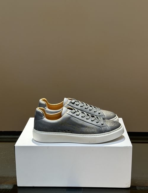Berluti Calfskin Embossed Casual Shoes