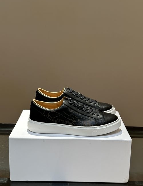 Berluti Calfskin Embossed Casual Shoes