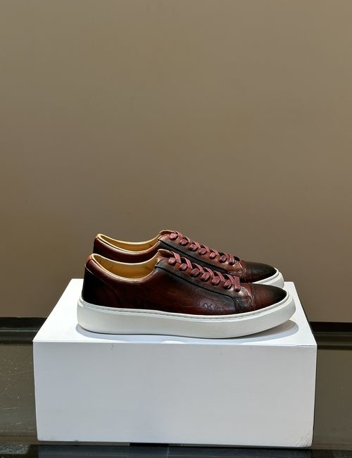 Berluti Calfskin Embossed Casual Shoes