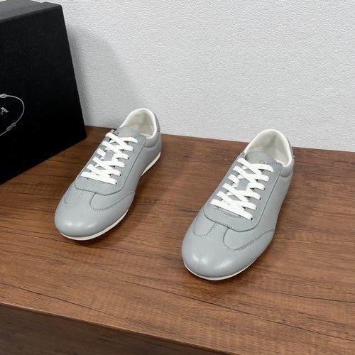 Prada Calfskin Leather Sneakers