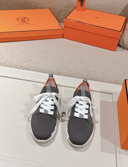 Hermes H Logo Couple Casual Sports Shoes