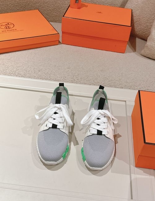 Hermes H Logo Couple Casual Sports Shoes