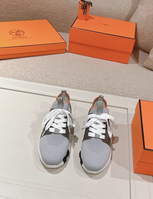 Hermes H Logo Couple Casual Sports Shoes