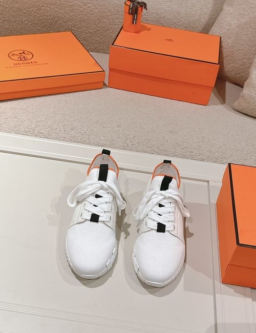 Hermes H Logo Couple Casual Sports Shoes