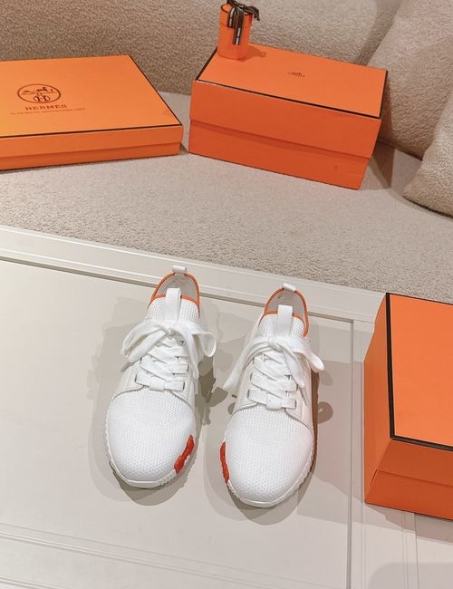 Hermes H Logo Couple Casual Sports Shoes