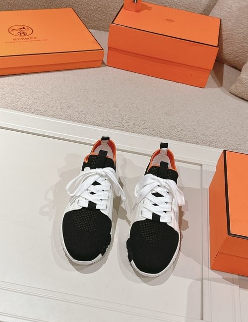 Hermes H Logo Couple Casual Sports Shoes