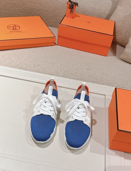 Hermes H Logo Couple Casual Sports Shoes