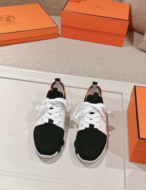 Hermes H Logo Couple Casual Sports Shoes