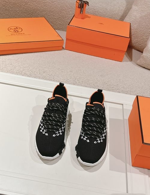 Hermes H Logo Couple Casual Sports Shoes
