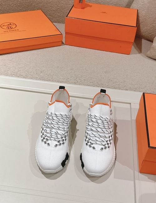 Hermes H Logo Couple Casual Sports Shoes