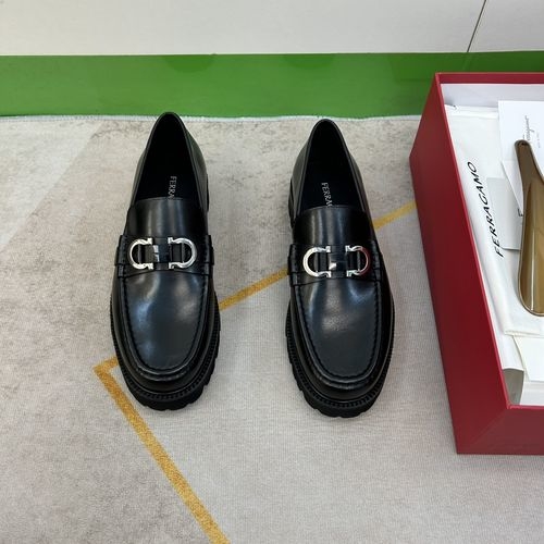 Ferragamo Lightweight Comfortable Leather Loafers