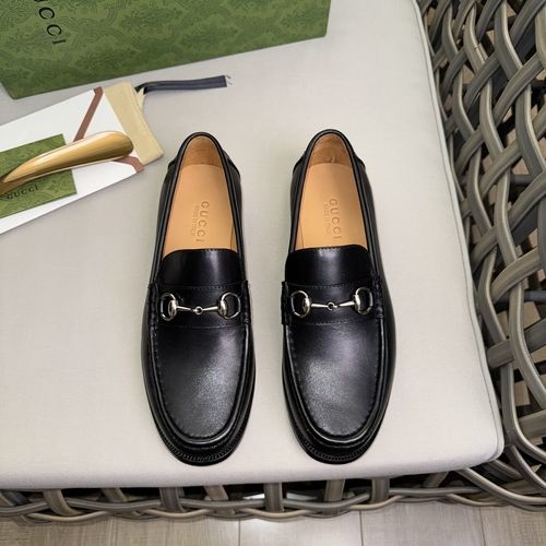 Gucci Horsebit Loafers With Leather Sole