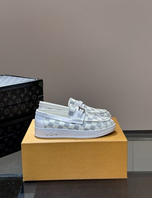 Louis Vuitton LV Damier Graphite Canvas Loafers