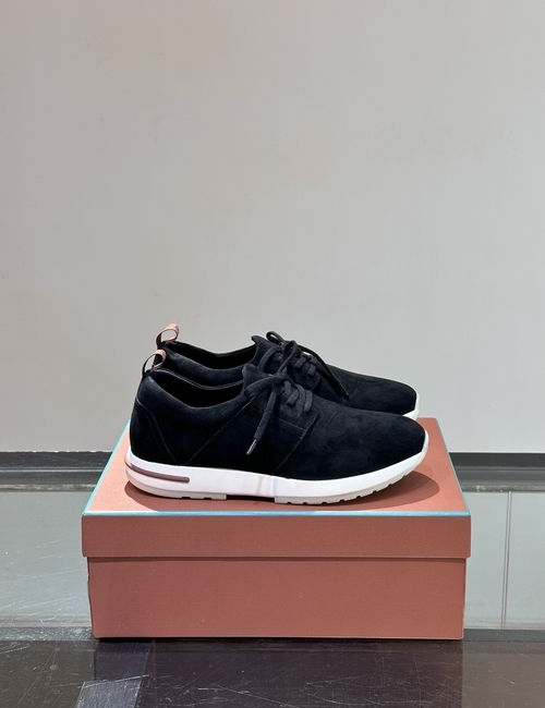 Loro Piana LP Soho Walk Suede Slip On Casual Sneakers