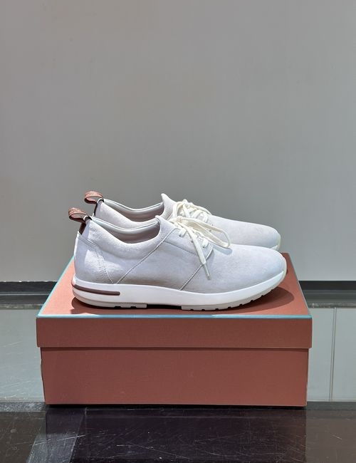 Loro Piana LP Soho Walk Suede Slip On Casual Sneakers