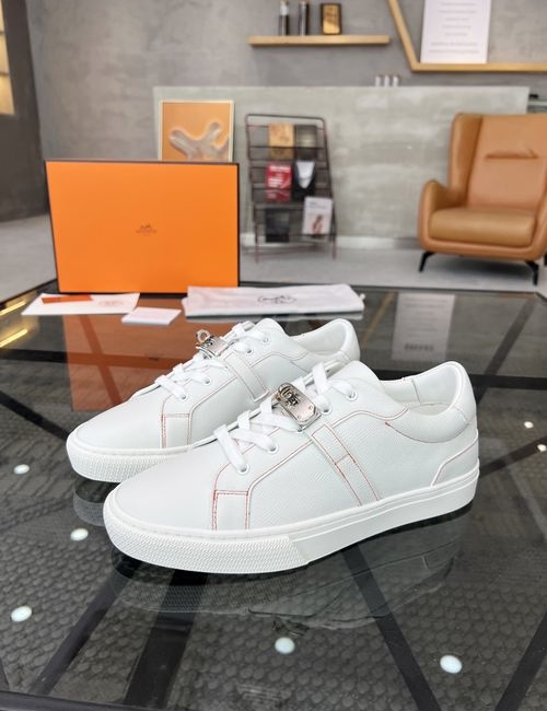 Hermes Premium Casual Leather Shoes
