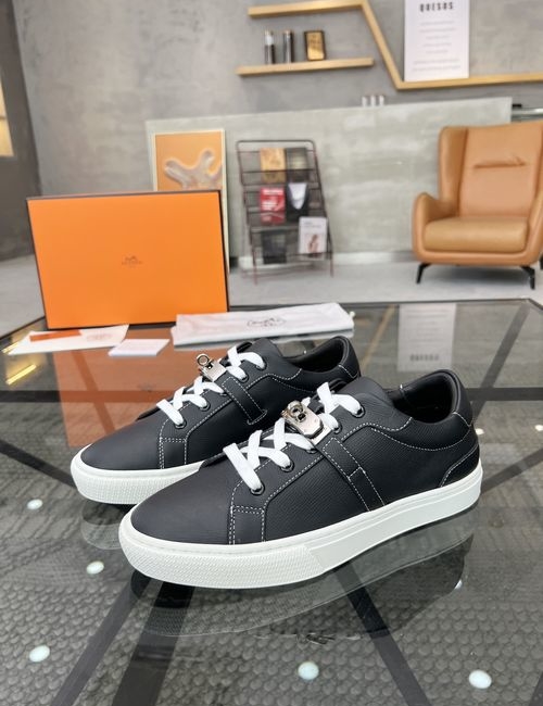 Hermes Premium Casual Leather Shoes