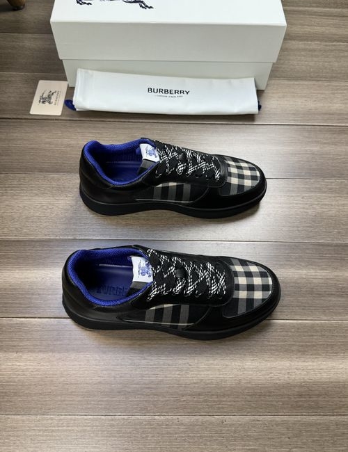 Burberry Napa Leather Casual Sneakers