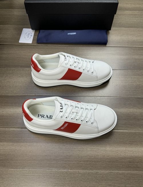 Prada Nappa Leather Casual Sneakers